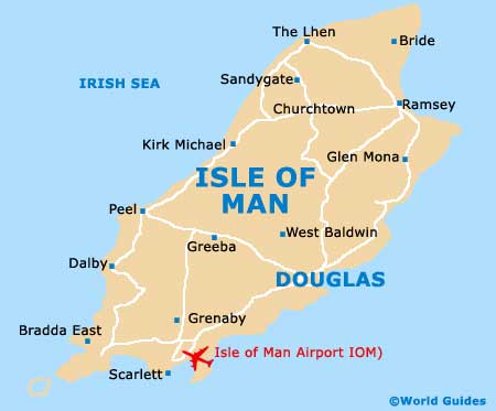 Map of Isle of Man